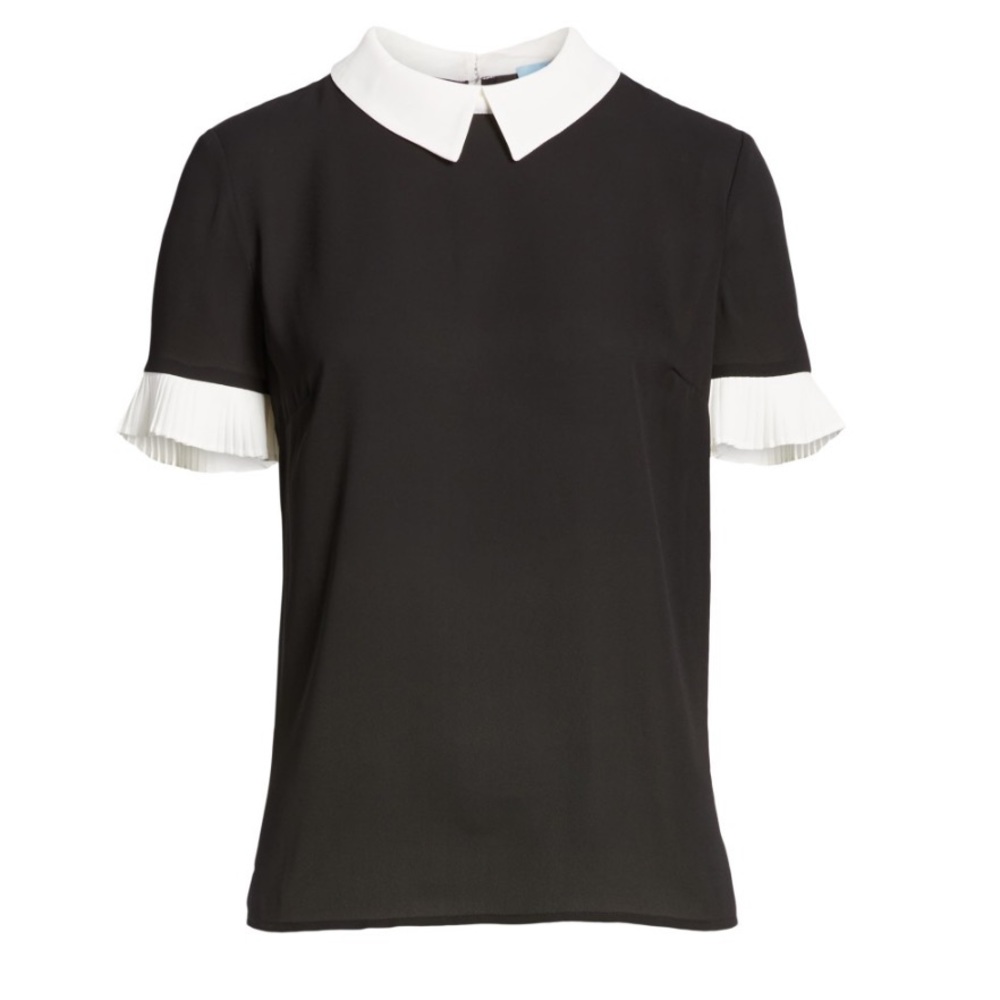 CeCe black delicate blouse